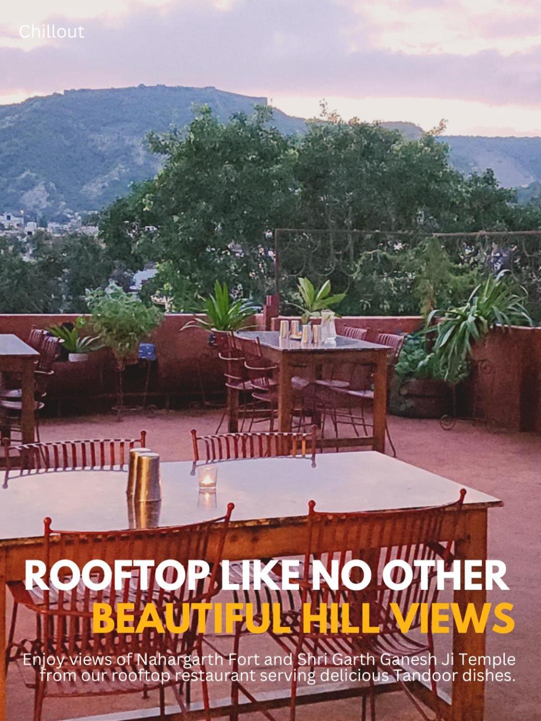 Chillout - A Boutique Hotel & Rooftop Restaurant Jaipur Exteriör bild